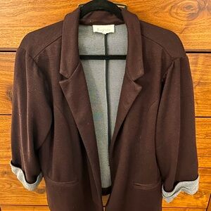 Skies are Blue plus 2x maroon blazer